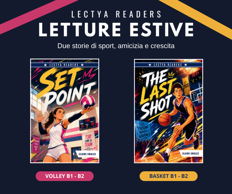 Copertine di Set Point e The Last Shot, letture in inglese di livello B1-B2