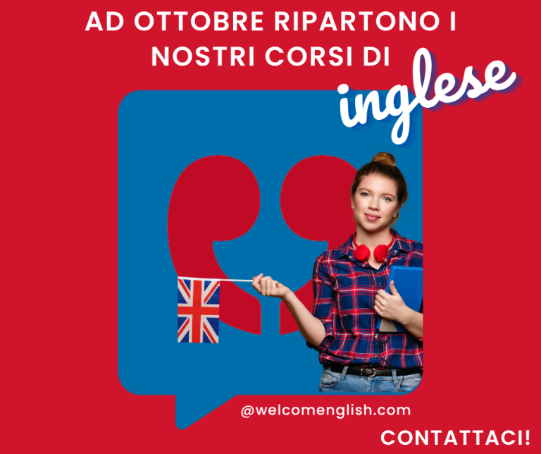 Corsi d’inglese per bambini, ragazzi e adulti in partenza a ottobre